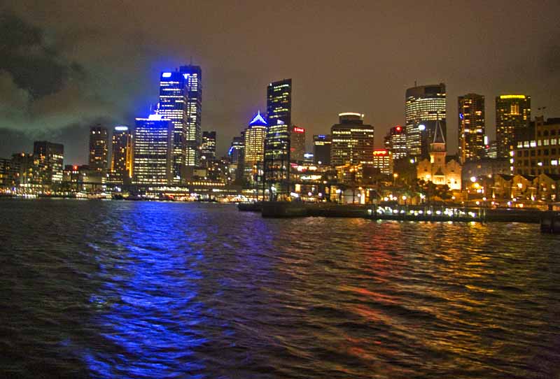 The City at Night from The Rocks