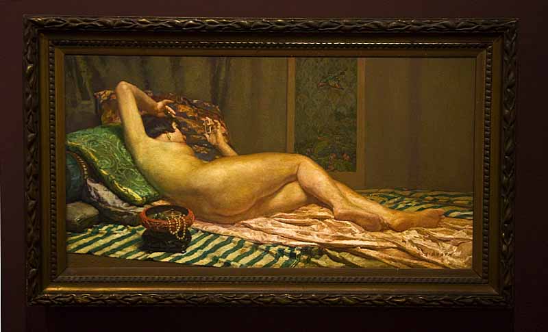 painting of nude figure